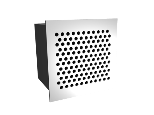 Maximum Security Perforated Face Grille