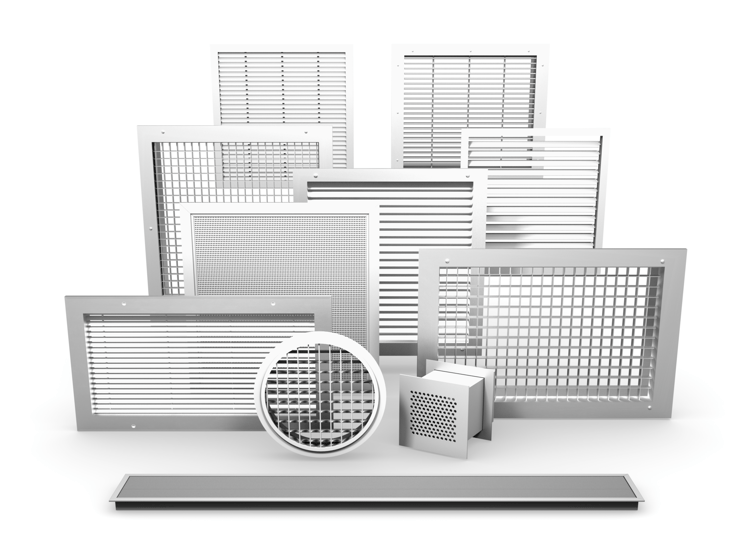 Collection of commercial & industrial grilles